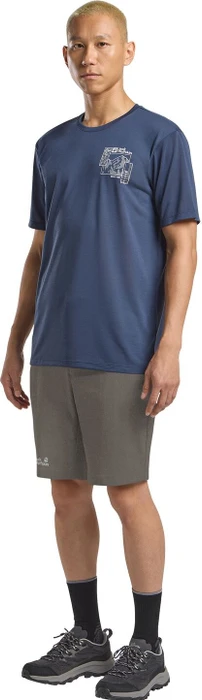 Jack Wolfskin Hikeout Hose kurz flint (Herren)
