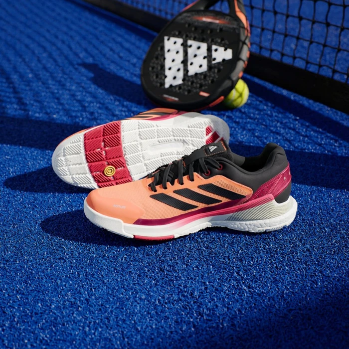 adidas Crazyquick Boost Padel lucid orange/core black/lucid red (Herren)