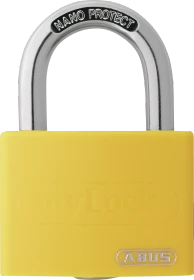 ABUS T65AL MyLock 65/40 weiß, gleichschließend, Vorhängeschloss