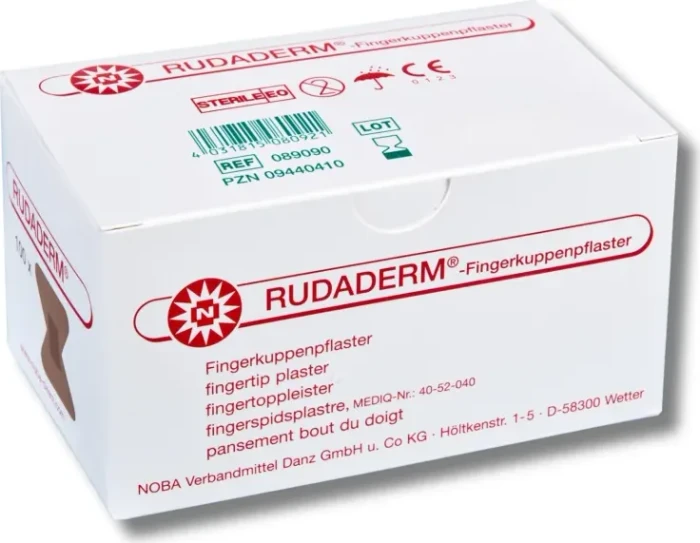 Rudaderm Fingerkuppenpflaster, 100 Stück