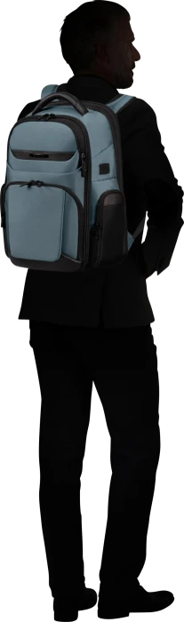 Samsonite Pro-DLX 6, Rucksack, expandable, 15.6", Dusty Blue