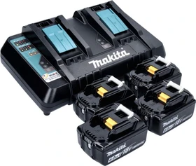 Makita Powersource-Kit Starterset 18V, 6.0Ah, Li-Ionen, 4 Akkus [24.0Ah] [432Wh]
