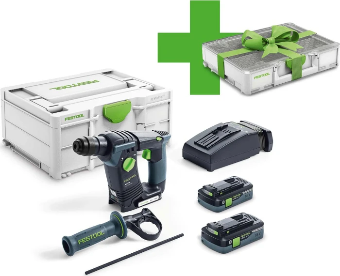 Festool BHC 18 HPC 4.0 I-Plus Organizer Edition Akku-Bohrhammer inkl. Systainer + 2 Akkus 4.0Ah