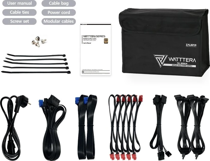 Zalman Watttera EBT 2 Series ZM800-EBTII 800W, ATX 2.31