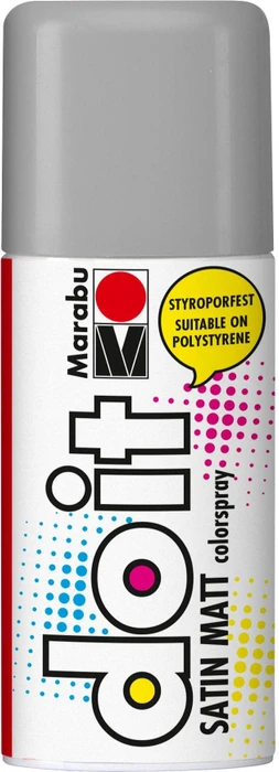 Marabu Do It Colorspray Satin Matt, steingrau, 150ml