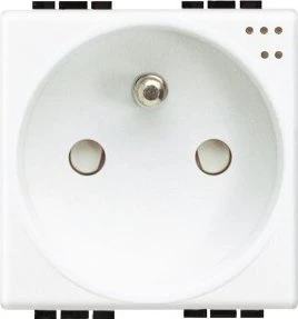 Bticino LivingLight Steckdose französischer Standard, weiß