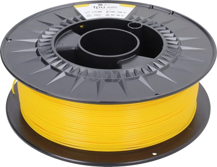 3DJake TPU A95, gelb, Spule, 1.75mm, 750g