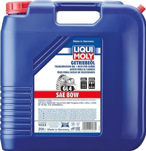 Liqui Moly Getriebeöl (GL4) SAE 80W 20l