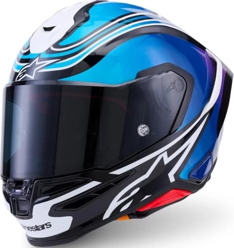 Alpinestars S-R7 Zeal blau/weiß/rosa/schwarz