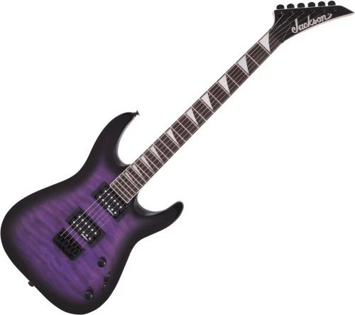 Jackson JS Series Dinky Arch Top JS32Q DKA HT Transparent Purple Burst