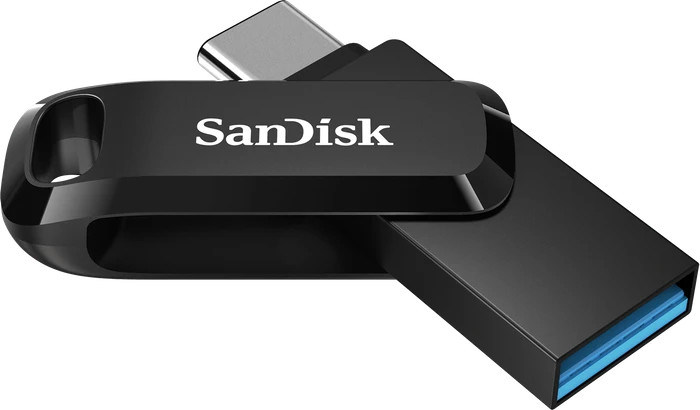 SanDisk Ultra Dual Drive Go USB Type-C 128GB schwarz, USB-A + USB-C, USB 3.2 Gen 1×1