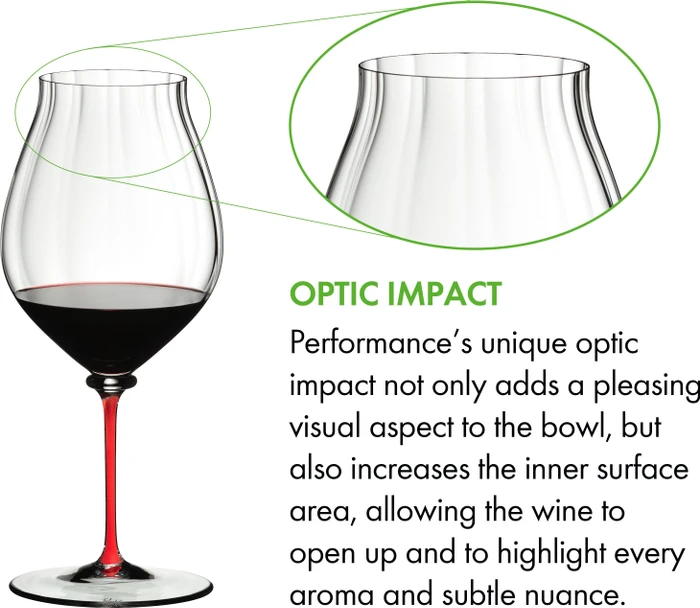 Riedel Fatto A Mano Performance Pinot Noir Rotweinglas rot