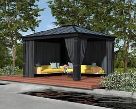 Palram Dallas 360x430cm Pavillon Vorhang-Set