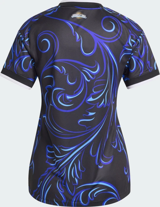 adidas FIFA WM 2026 Argentinien Auswärtstrikot kurzarm black/lucid blue/blue burst (Damen)