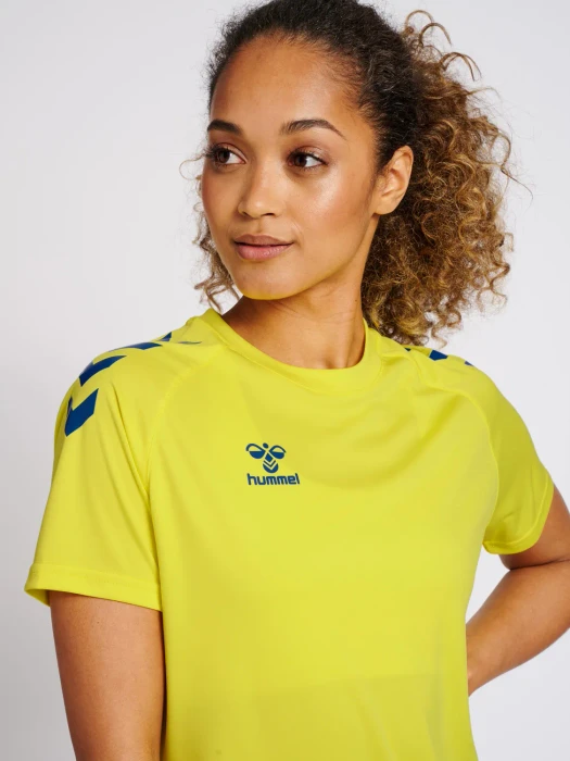 hummel Core XK Funktionsshirt kurzarm blazing yellow (Damen)