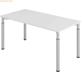 Kaiserkraft Vera-Zwo VYS16/5/S Schreibtisch 160x80cm grau/silber