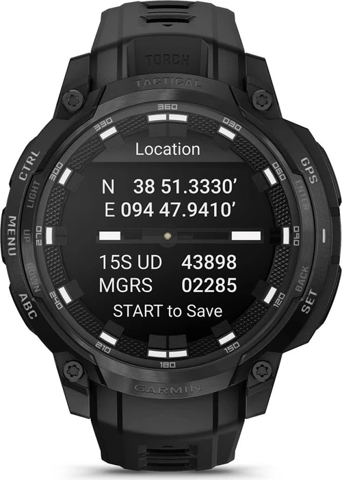Garmin Instinct Crossover AMOLED Tactical Edition schwarz