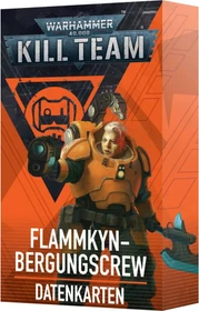 Games Workshop Warhammer 40.000 Kill Team: Datenkarten Flammkyn-Bergungscrew