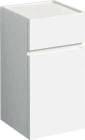 Geberit Renova Plan Seitenschrank 39x70x36cm, 1 Türe, 1 Schublade, weiß