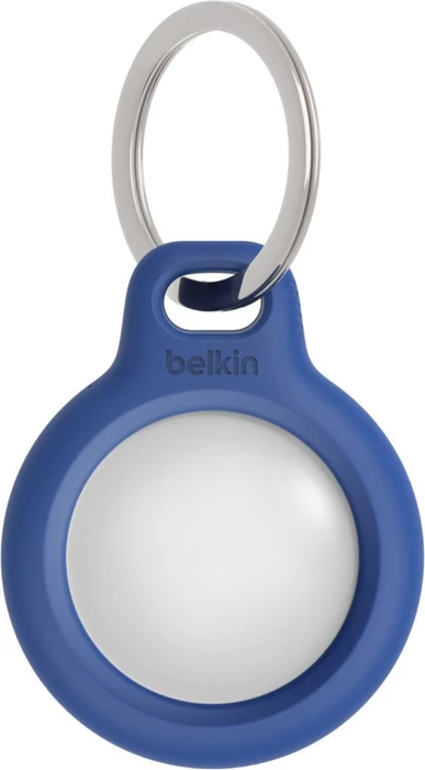 Belkin Secure Holder mit Schlüsselanhänger für Apple AirTag blau