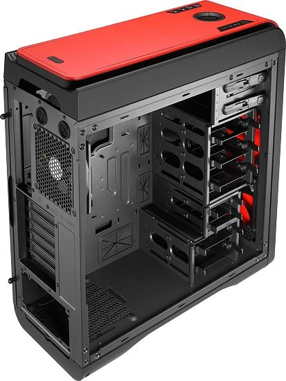 AeroCool DS 200 Red Edition, schallgedämmt