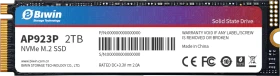 Biwin AP923P 2TB, M.2 2280 / M-Key / PCIe 4.0 x4