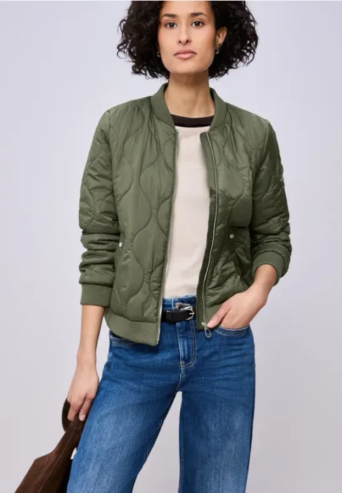Street One Blouson Jacke dark vetiver green (Damen)