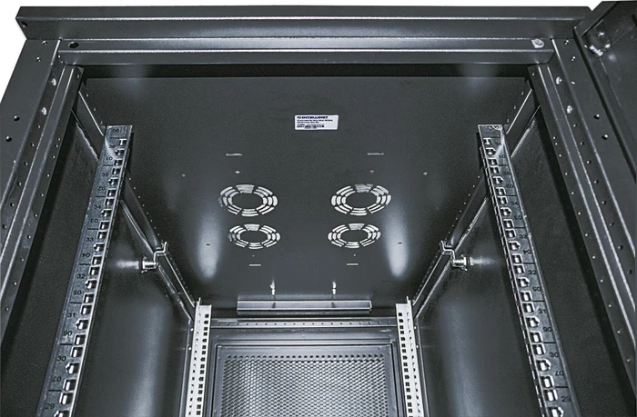 Intellinet Serverschrank 36HE, IP2X, schwarz, 1000mm tief