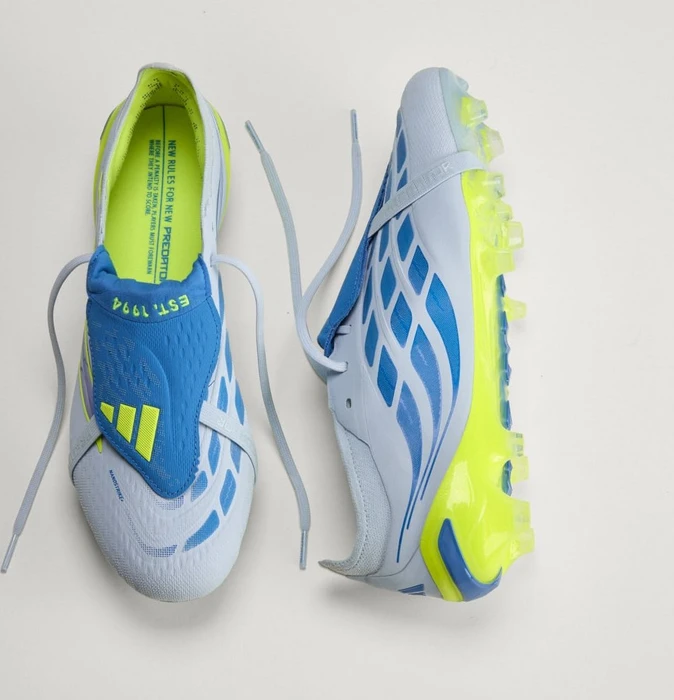 adidas Predator Elite Fold-Over Tongue FG crystal sky/ray blue/team solar yellow 2