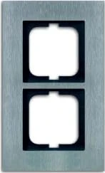 Busch-Jaeger Carat Abdeckrahmen 2-fach Rahmen, edelstahl