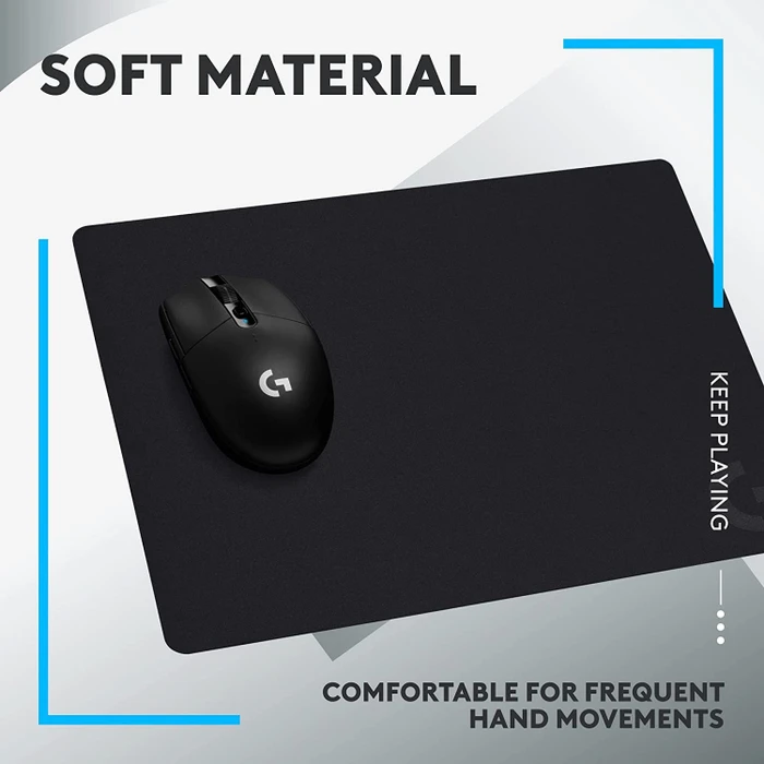 Logitech G240 Cloth Gaming Mousepad, 340x280mm, schwarz