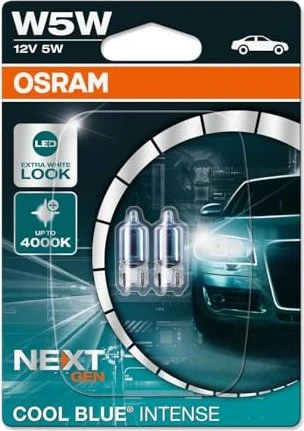 Osram Cool Blue Intense (Next Gen) W5W 5W, 2er-Pack Blister