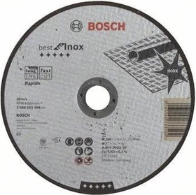 Bosch Professional A46VBF Best for Inox Trennscheibe, 180x1.6x22.23mm, 1 Stück