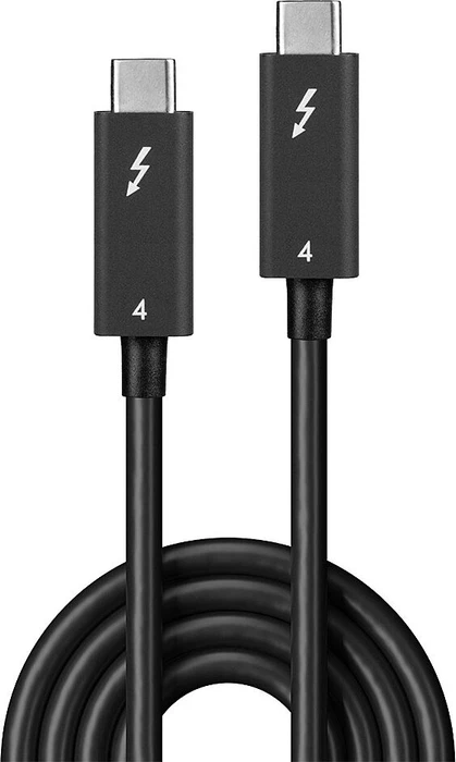 Lindy Thunderbolt 4 Kabel, 100W, schwarz, 2m (verschiedene Markenbezeichnungen)