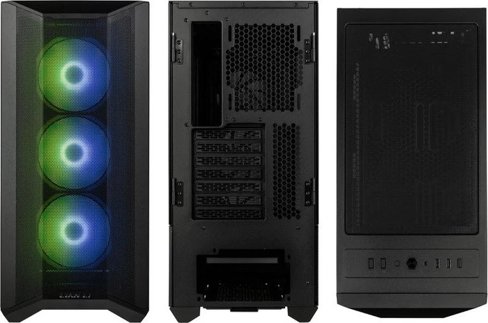 Lian Li LANCOOL II Mesh RGB, schwarz, Glasfenster