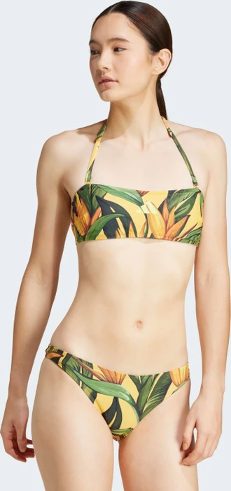 adidas x FARM Rio Neckholder Bikini-Set semi spark/pulse lime (Damen)