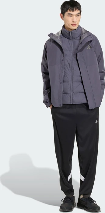 adidas Essentials Regen Funktionsjacke aurora onyx (Herren) (KF2711) – Bild 3 von 6