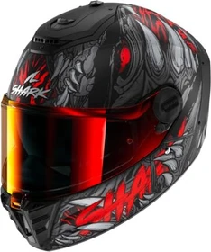 Shark Spartan RS schwarz/rot/grau