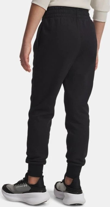Under Armour Rival Fleece Trainingshose lang schwarz/weiß (Junior)