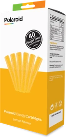 Polaroid3D Candy Cartridges essbares 3D-Druck Material mit Zitronengeschmack Lemon, gelb, Stick, 120g, 40er-Pack