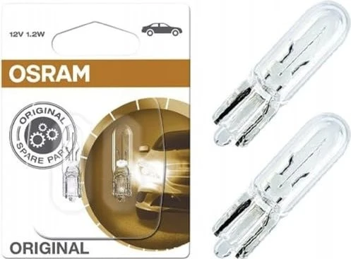 Osram Original W2x4.6d, 2er-Pack Blister