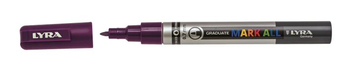Lyra Graduate Mark All Permanentmarker 0.7mm violett
