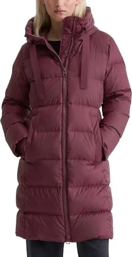Marc O'Polo Kapuzen-Daunenmantel Shaped Funktionsmantel aubergine red (Damen)