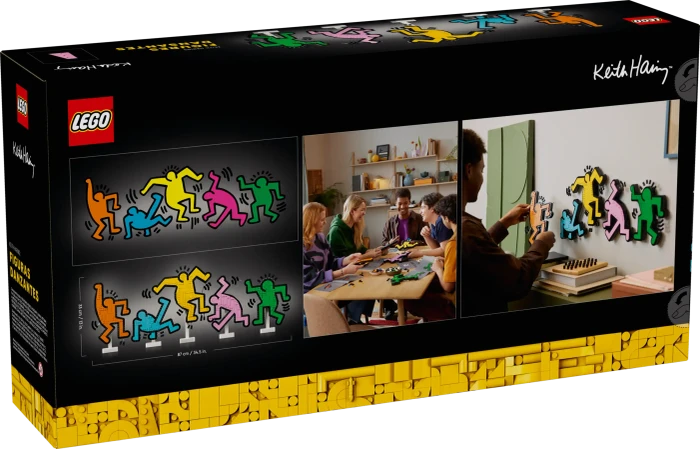 LEGO Art - Keith Haring - Tanzende Figuren