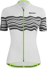 Santini Tono Profilo Trikot kurzarm weiß (Damen)