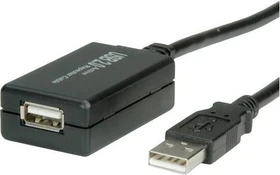 Value USB 2.0 aktives Verlängerungskabel A/A, 12m (12.99.1110)