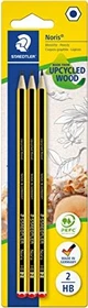 Staedtler Noris 120 Bleistift HB graphit, schwarz/gelb, 3er-Pack