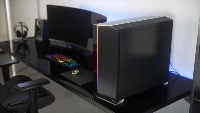 Fractal Design Vector RS Blackout Dark TG, Glasfenster