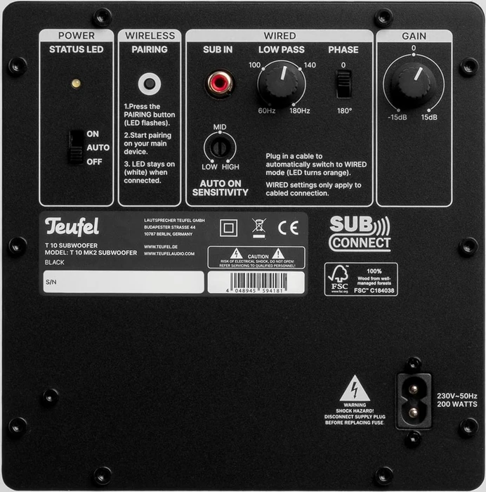Teufel Definion 3 Surround 5.1 Set weiß