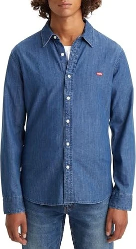 Levi's Battery Housemark Slim Fit Hemd langarm indigo/stonewash (Herren)
